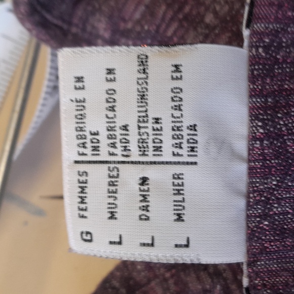 Columbia purple button down blouse size L - Picture 9 of 10